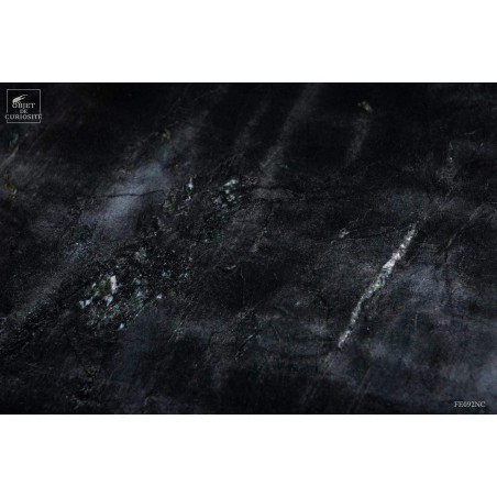 Display square table with black marble and glass