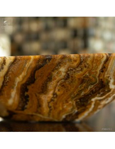Moroccan Amber Aragonite plate 2