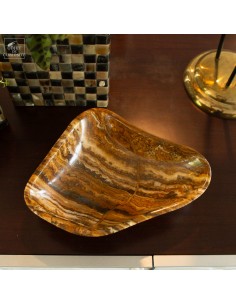 Moroccan Amber Aragonite plate
