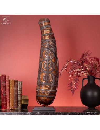 Calebasse longue sur base noire