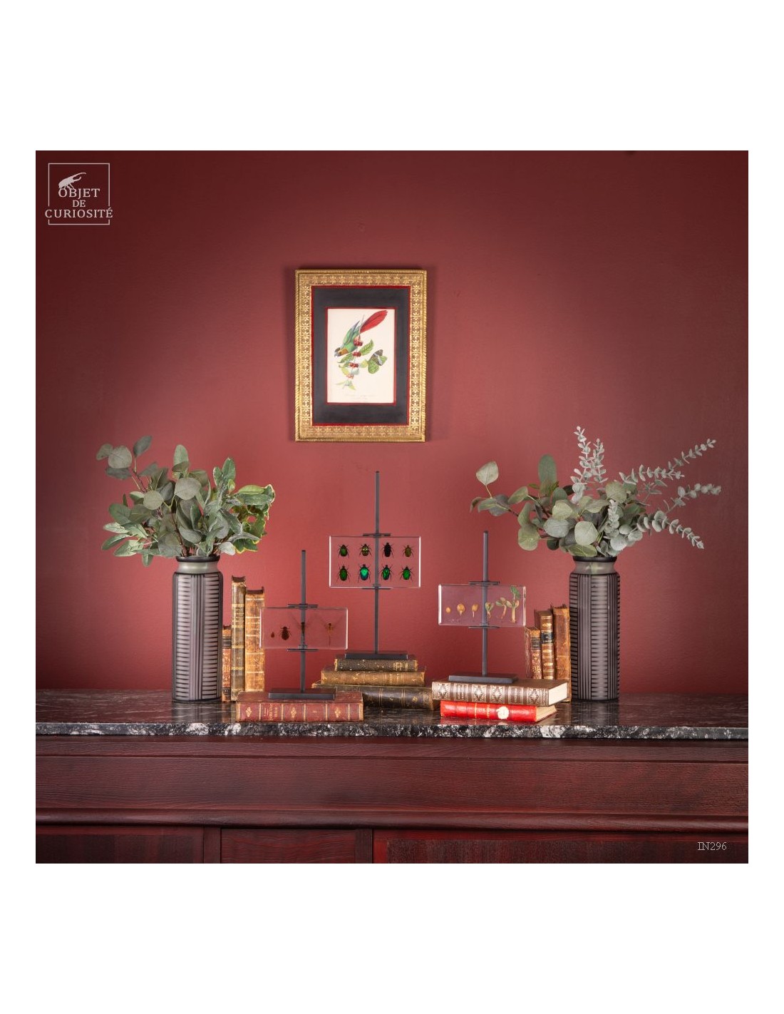 8 cétoines vertes dans résine 8 cétoines vertes dans résine