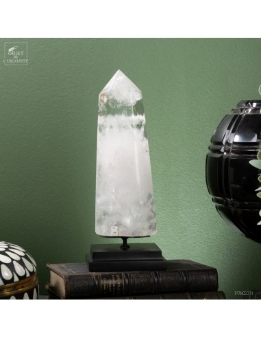 Pointe de cristal de roche de Madagascar