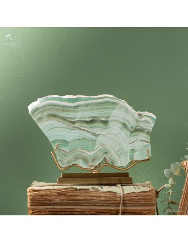 Tranche d'Aragonite verte d'Espagne...
