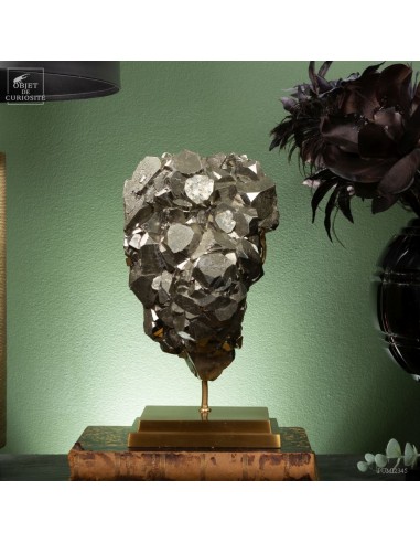 Pyrite cubo-octaèdre du Pérou.