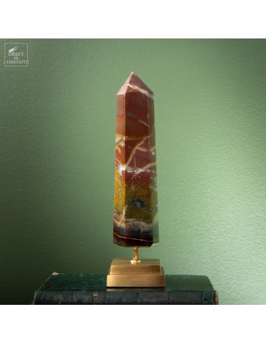 Prisme de Jaspe polychrome de...