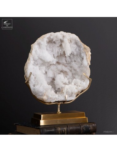 Géode de quartz ouverte (Maroc) - 1.1kg