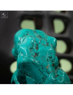 Turquoise howlite on black... 2