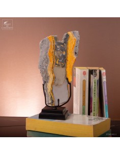 Slice of Bumblebee jasper,...