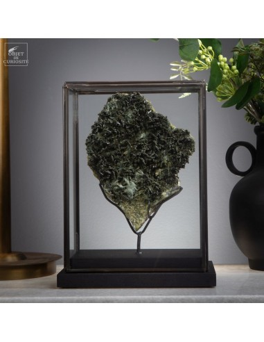 Green Epidote (Spain) under glass