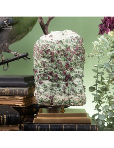 Grenat Pyrope sur diopside de chrome...