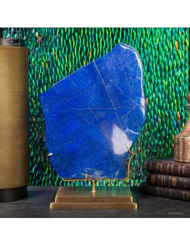 Lapis-lazuli on brass base