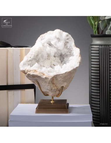 Géode de quartz ouverte (Maroc) - 1.9kg