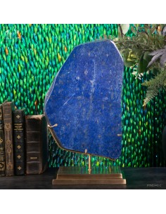Lapis-lazuli on brass base