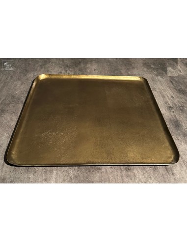 Décoration murale texturée laiton satiné Décoration murale texturée laiton satiné