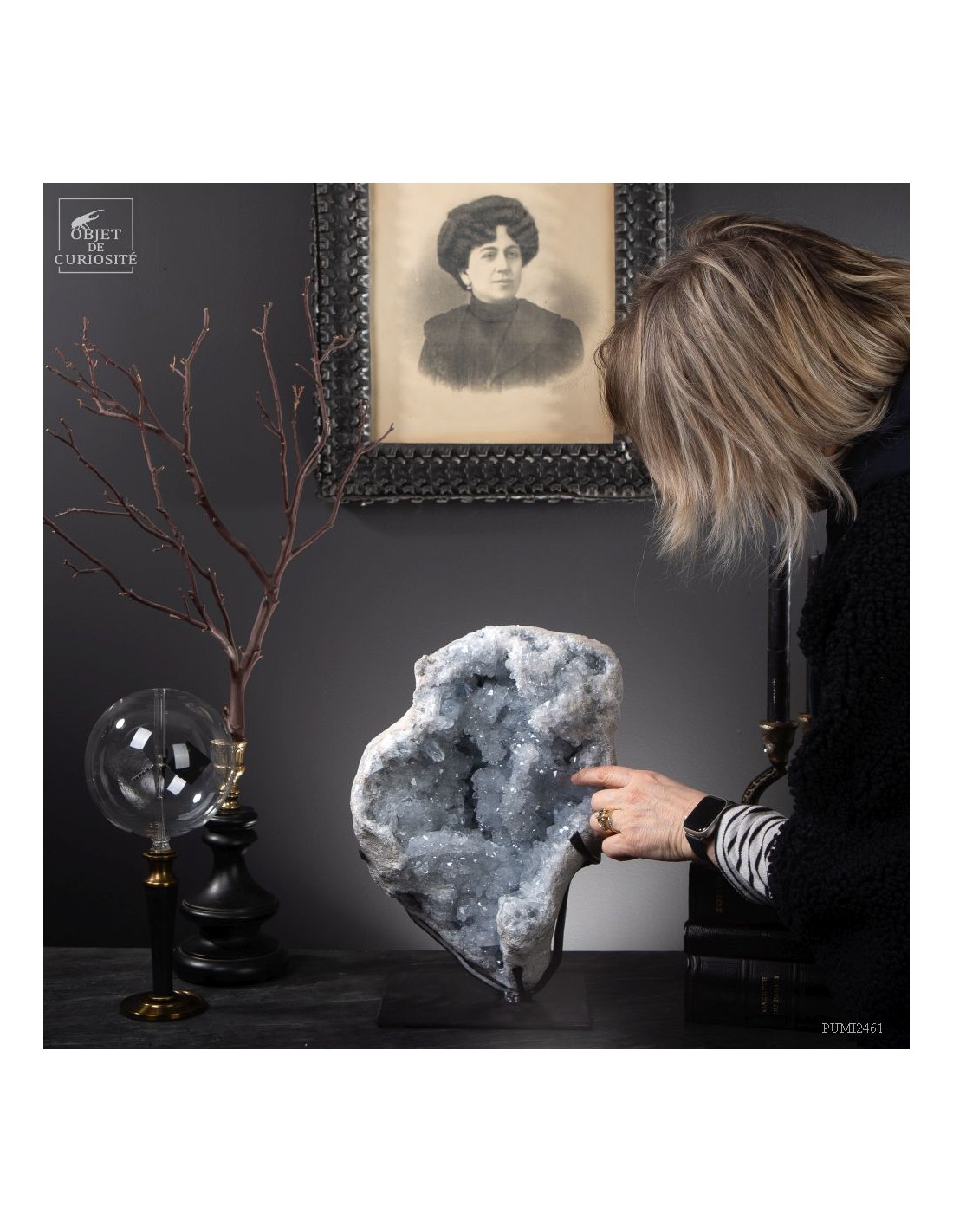 Blue celestina geode (20kg) from... Blue celestina geode (20kg) from...