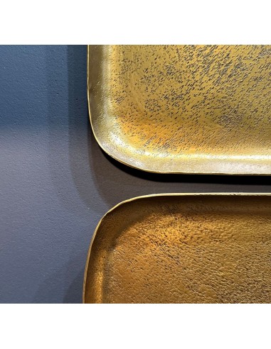 Décoration murale texturée laiton satiné Décoration murale texturée laiton satiné