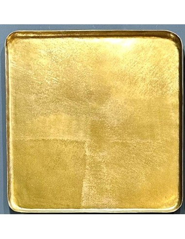 Décoration murale texturée laiton satiné Décoration murale texturée laiton satiné