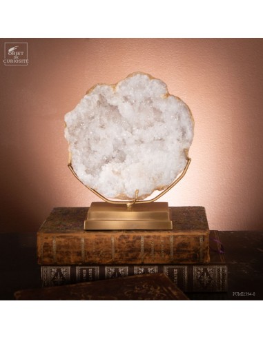 Géode de quartz ouverte (Maroc) - 1.3kg