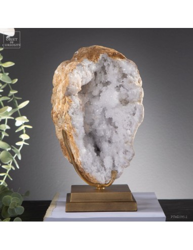Géode de quartz ouverte (Maroc) - 2.4kg