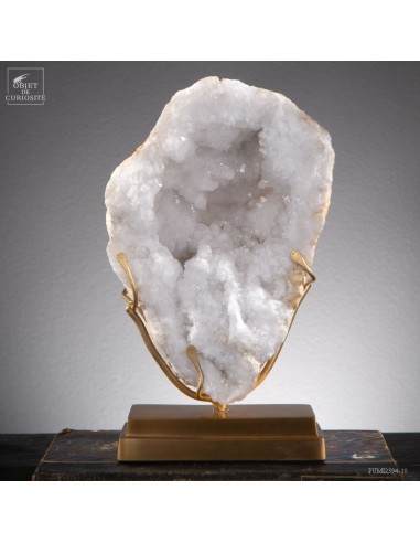 Géode de quartz ouverte (Maroc) - 1.6kg