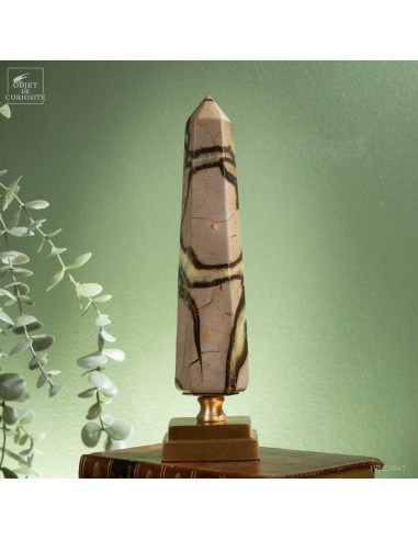 Prisme de septaria 490g (Madagascar) Prisme de septaria 490g (Madagascar)