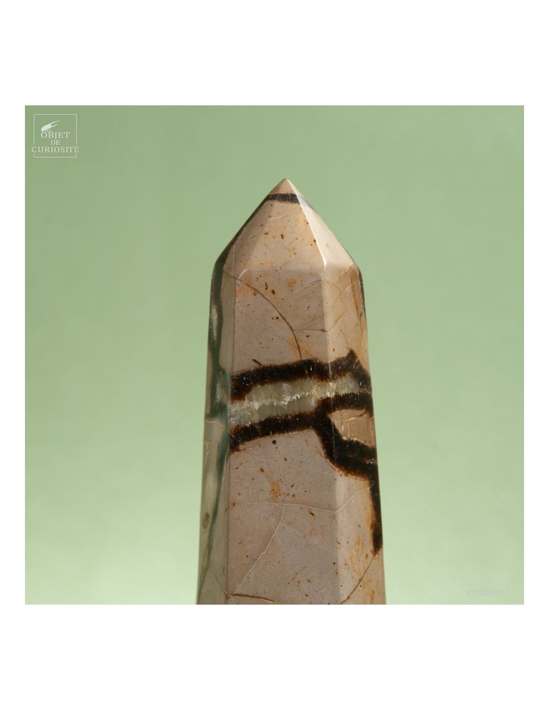 Prisme de septaria 490g (Madagascar) Prisme de septaria 490g (Madagascar)