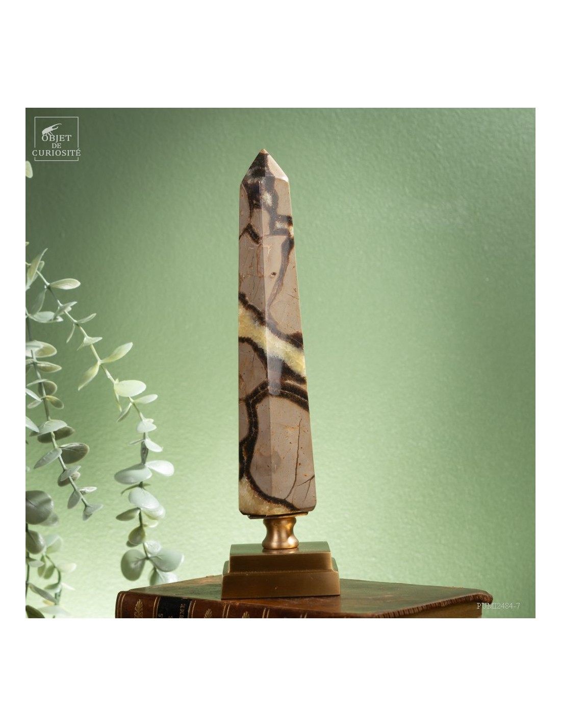 Prisme de septaria 490g (Madagascar) Prisme de septaria 490g (Madagascar)