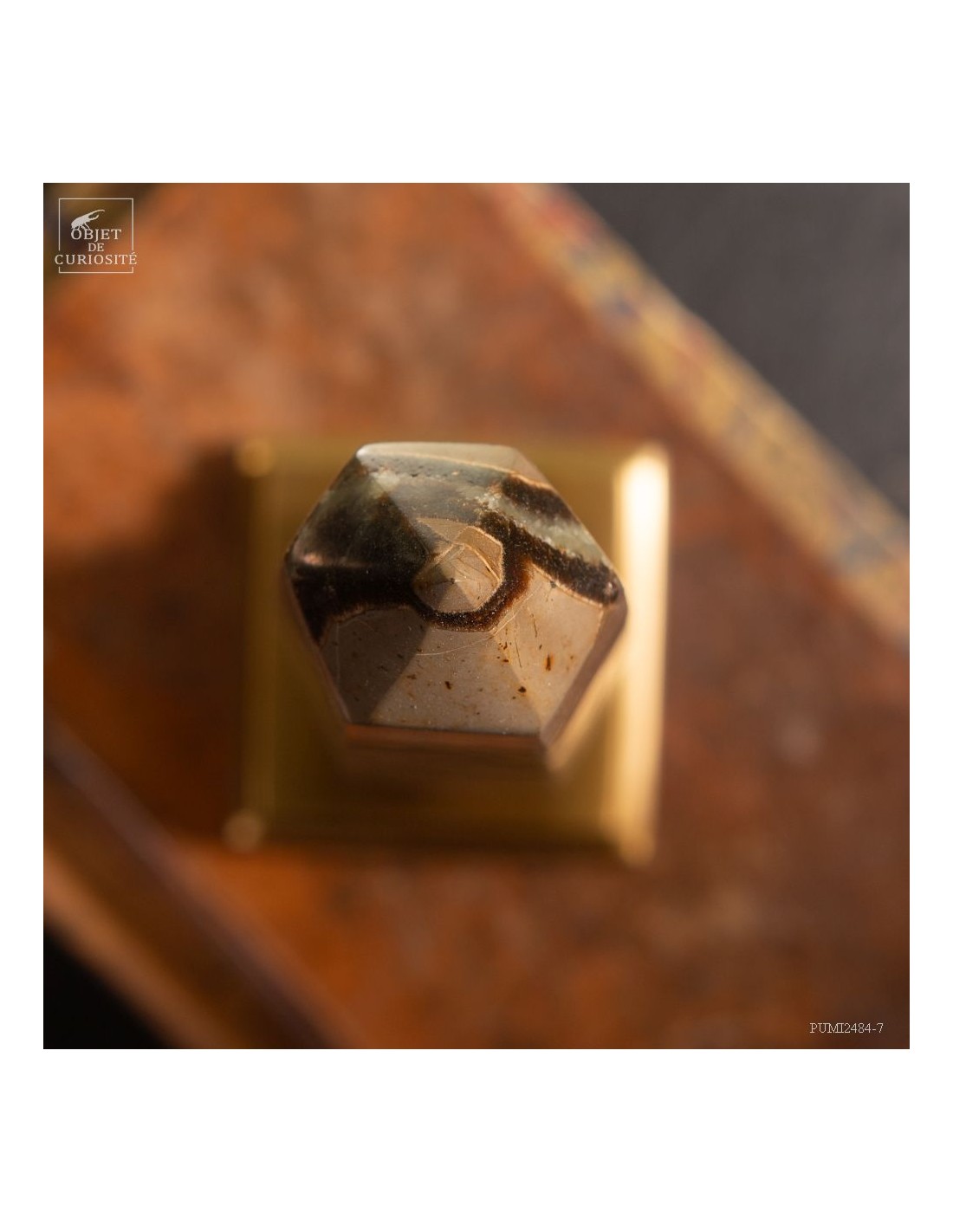 Prisme de septaria 490g (Madagascar) Prisme de septaria 490g (Madagascar)