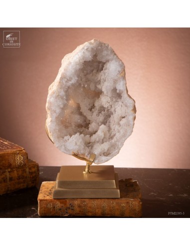 Géode de quartz ouverte (Maroc) - 1.1kg