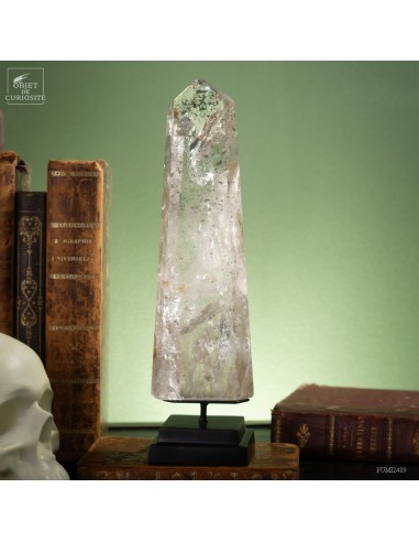 Quartz de Madagascar poli avec chlorite