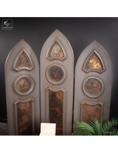 solid wood and copper grey folding...