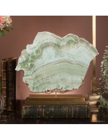 Tranche d'Aragonite verte d'Espagne...