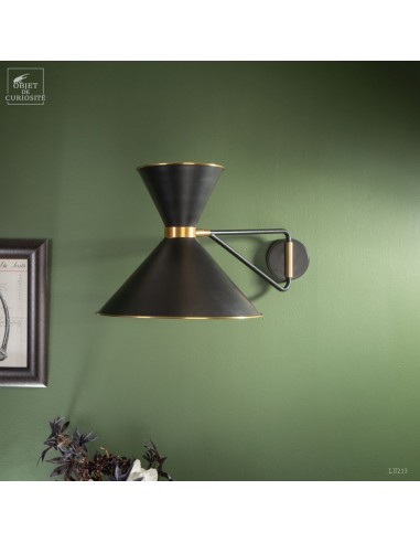 two bulbs 50's wall sconce