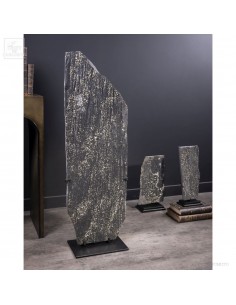 Cubic Pyrite on slate -...