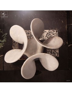 Fleur de marbre blanc GM... 2