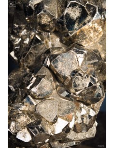 Pyrite on brass stand 2