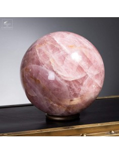 Huge Rose quartz sphere...