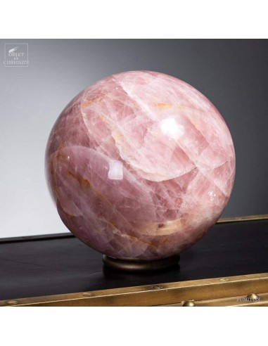 Enorme sphère de quartz rose 34kg...