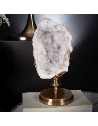 Géode de quartz ouverte (Maroc) - 1.9kg