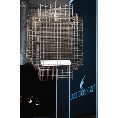 Lustre filaire cubique ABJ interieur