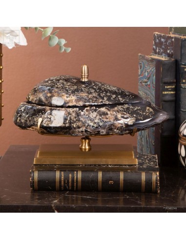 Géode d’agate du Brésil à explorer. 3kg