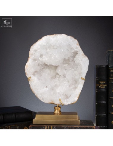 Géode de quartz ouverte (Maroc) - 1.4kg