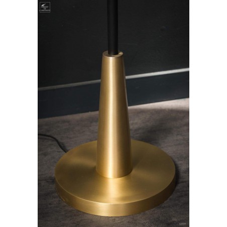 Floor lamp with frozen glass