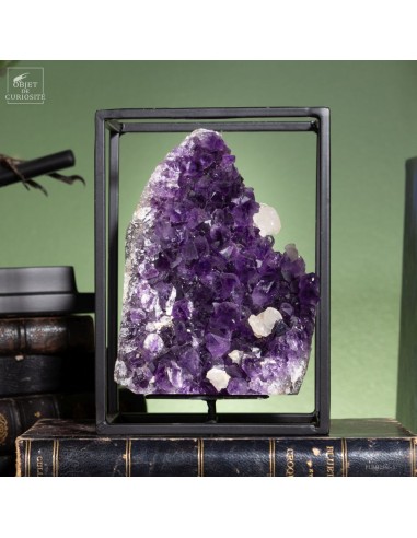 Amethyst from Uruguay (790g) in 3D frame