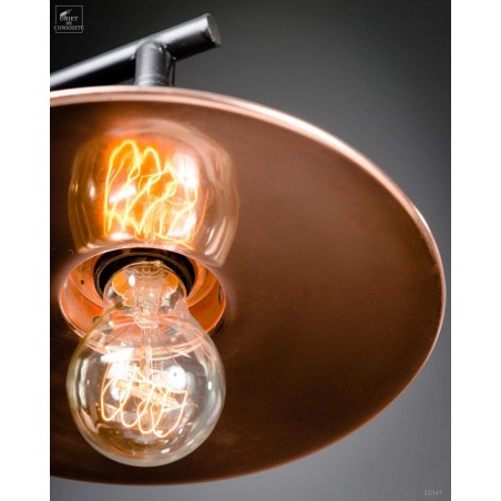 Black and copper desk lamp