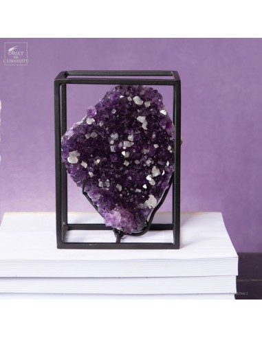 Amethyst from Uruguay (460g) in cage