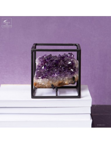 Amethyst from Uruguay (575g) in cage