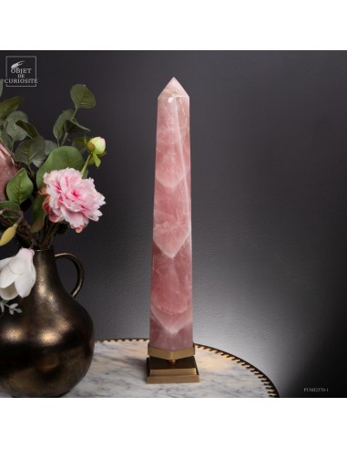 Polished Rose Quartz Prism, 51cm,on...