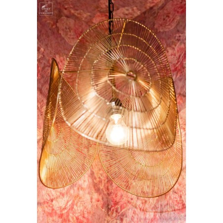 golden wire dream catcher chandelier