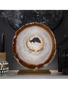 Agate slice with...